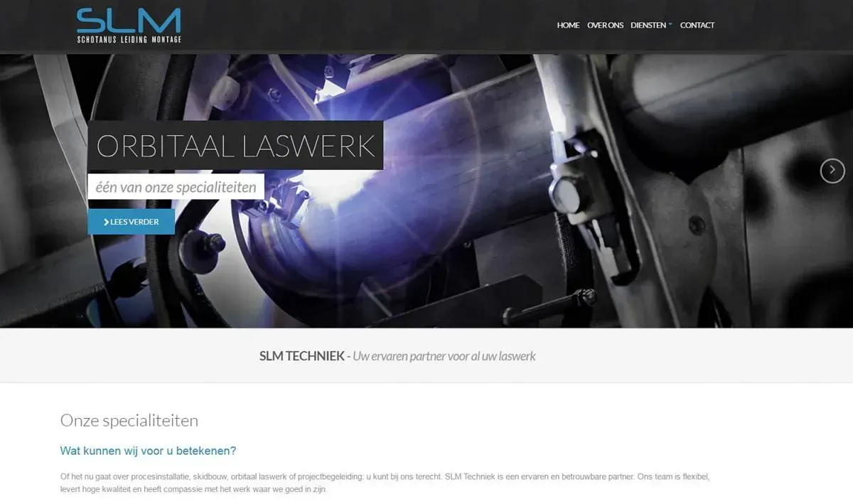 SLM techniek, website gebouwd en ontworpen door Bsconnect.nl